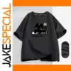Playful Black Cat Charging T-Shirt