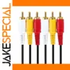 3RCA AV Extension Cable 1.5m/3m