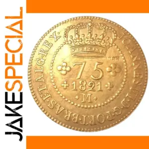 Vintage Copper Brazil Coin Replica 1840 Era