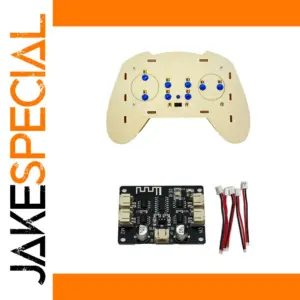 Wireless RC Car Control System Kit with Wooden Shell