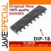 Set of 10 Black DIP-18 Drive ICs for Electronics