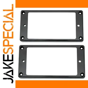 Humbucker Pickup Mounting Rings Set (Black or Cream)