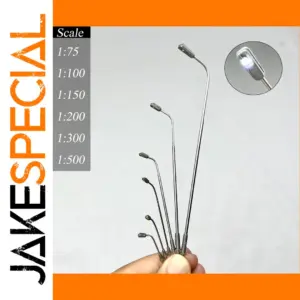 Miniature Steel Street Lamps for Dioramas