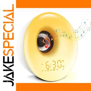 Smart Circular Alarm Clock with RGB Lighting