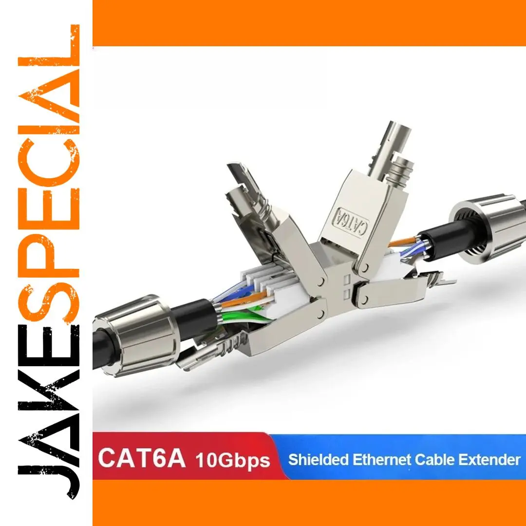 Full Shielded RJ45 Connector Box for Ethernet 1 Full Shielded RJ45 Connector Box for Ethernet