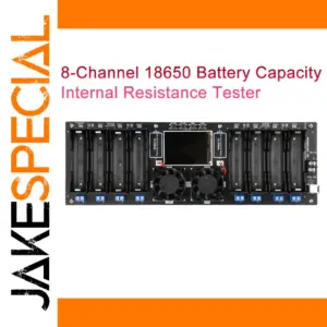 8-Channel Battery Capacity & Resistance Tester