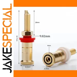 Gold-Plated DIY Audio Terminal Connector Set
