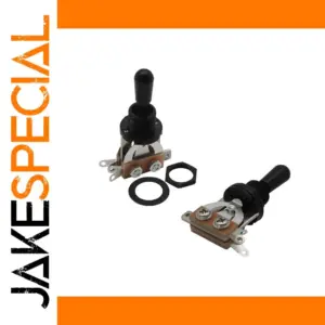 Set of 2 No-Noise 3-Way Guitar Switches for LP Style Emojis