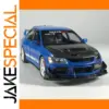 Vibrant Blue Mitsubishi EVO9 Diecast Model