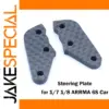 Carbon Fiber RC Steering Plates for 1/7 & 1/8 Models