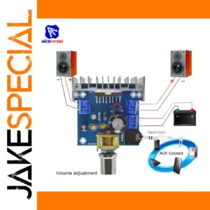 Compact 15W Dual-Channel Digital Amplifier Module