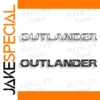 OUTLANDER 3D Metallic Car Decal for Mitsubishi