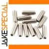 Stainless Steel Saddle Height Screws Set for USA Guitars
