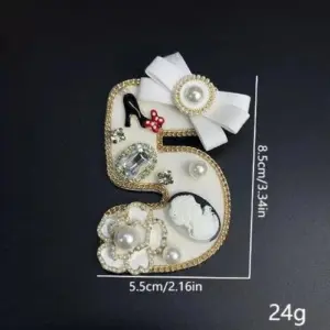 Gold Tone Fashion Brooch with Faux Pearl 17 028c44b7f5dd4680a857f87e upscaled