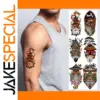 Vibrant Asian-Inspired Temporary Tattoo Set