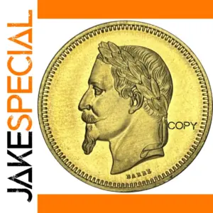 French 1867 Vintage Replica Gold Item