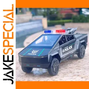 1:32 Scale Diecast Police Car with Lights