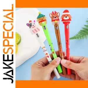 Festive Luminous Gel Pen Set with LED Caps