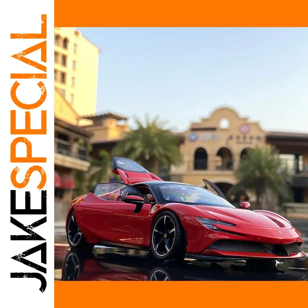 Ferrari SF90 1:24 Diecast Model Collectible 1 Ferrari SF90 1:24 Diecast Model Collectible