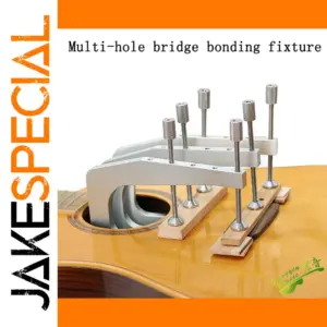 Aluminum Guitar Bridge Fixture for Precision Repairs