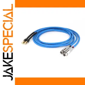 Premium Blue RCA to XLR Audio Cable for Professional Use