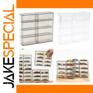 Hot Wheels 1:64 Acrylic Wall Display Rack