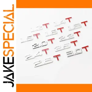 3D Metal Car Emblem Badge Collection for Engine Types