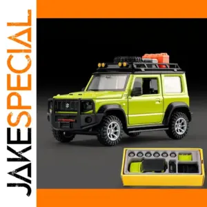 Vibrant Lime Green Suzuki Jimny Diecast Model