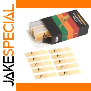 Premium Bamboo Saxophone Reeds Set (10 Pieces)