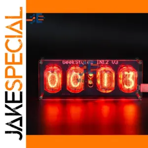 Vintage IN12 Glowing Nixie Clock Kit