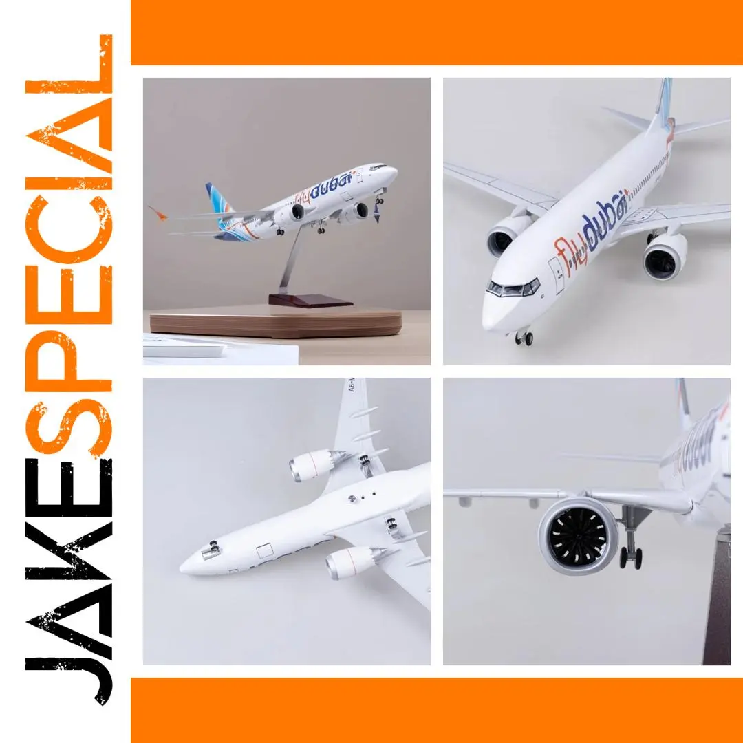 Dubai Airlines B737 MAX 1/85 Scale Model 1 Dubai Airlines B737 MAX 1/85 Scale Model