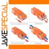 Bright Orange 64 Lever Nut Connectors for Secure Wiring