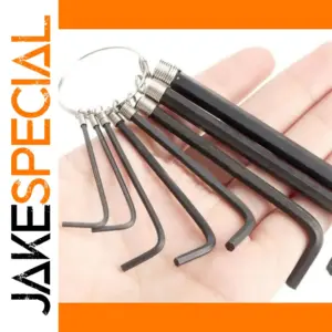 Durable 8-Piece Bike Hex Wrench Set