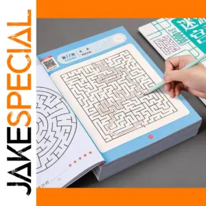 Children's Maze Puzzle Book for Focus