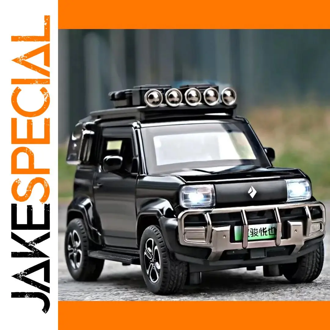 1:24 Scale Off-Road Vehicle Model in Black 1 1:24 Scale Off-Road Vehicle Model in Black