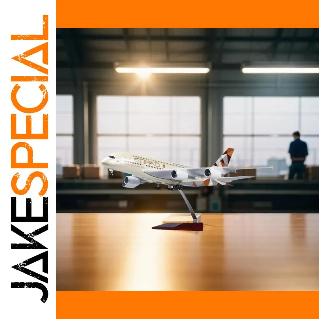 Etihad A380 1/160 Scale Diecast Model 1 Etihad A380 1/160 Scale Diecast Model