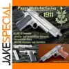 1911 Pistol 3D Paper Model Kit