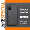 Dark Grey Luxury OnePlus Phone Case for Models Including Ace 9RT