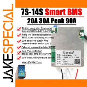 Bluetooth Lithium Battery Protection Board 7S-14S