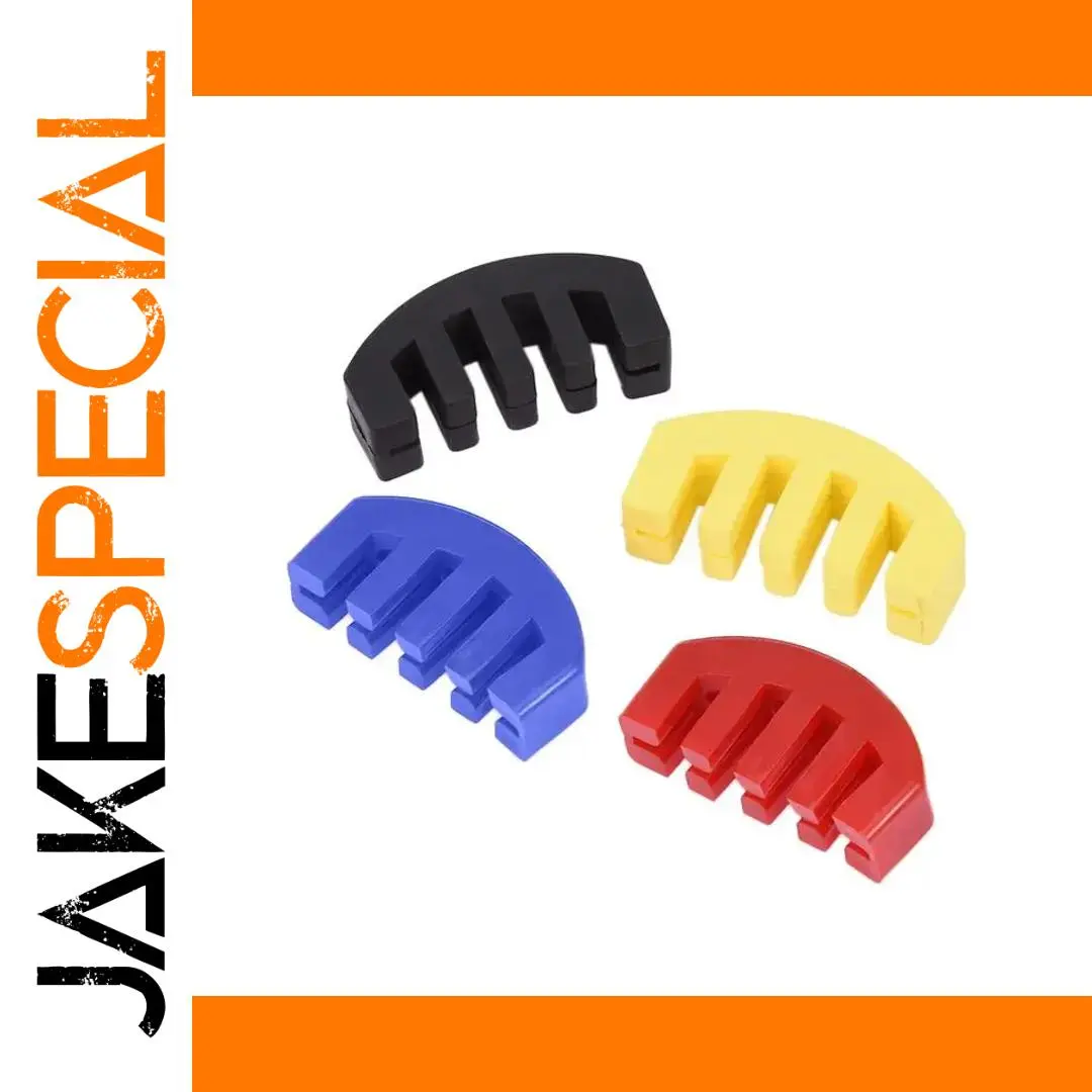 Vibrant Rubber Violin Mutes Set for All Sizes 1 Vibrant Rubber Violin Mutes Set for All Sizes