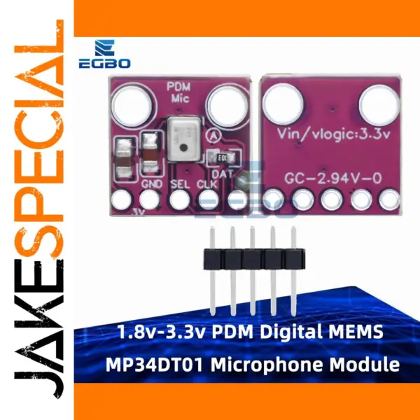 Pdm Module Mic MP34DT01 PDM Digital MEMS Microphone Module | JakeSpecial
