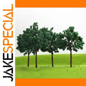 G Scale Model Trees Set - 14cm, 4 pcs
