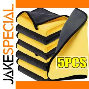 Premium Microfiber Car Detailing Towels Set