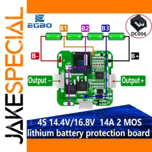 4S Lithium Battery Protection Board for 18650 Cells