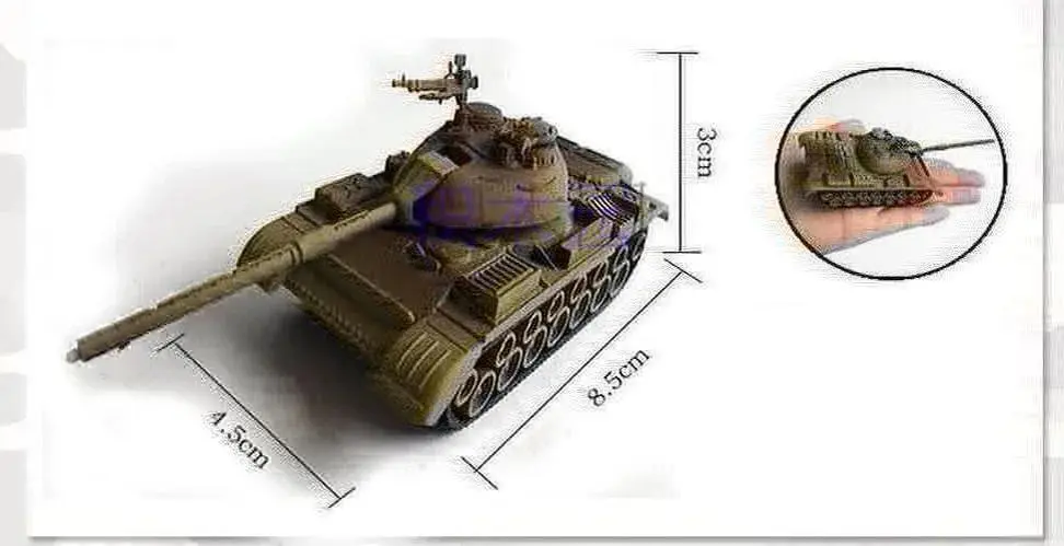 1:72 WWII Tank Model Kit for Collectors 5 1:72 WWII Tank Model Kit for Collectors - Image 5