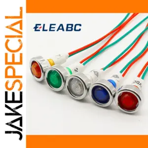 Durable 10mm LED Indicator Set in Five Colors