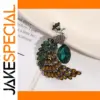 Elegant Ethnic Peacock Brooch for Women and Men