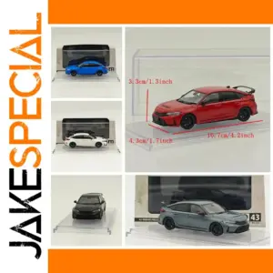 Honda Civic Type R 1:43 Diecast Model in Vibrant Colors