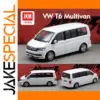 White VW T6 Multivan Model 1:64 Scale