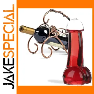 Miniature Glass Bottle Cocktail Accessory Set